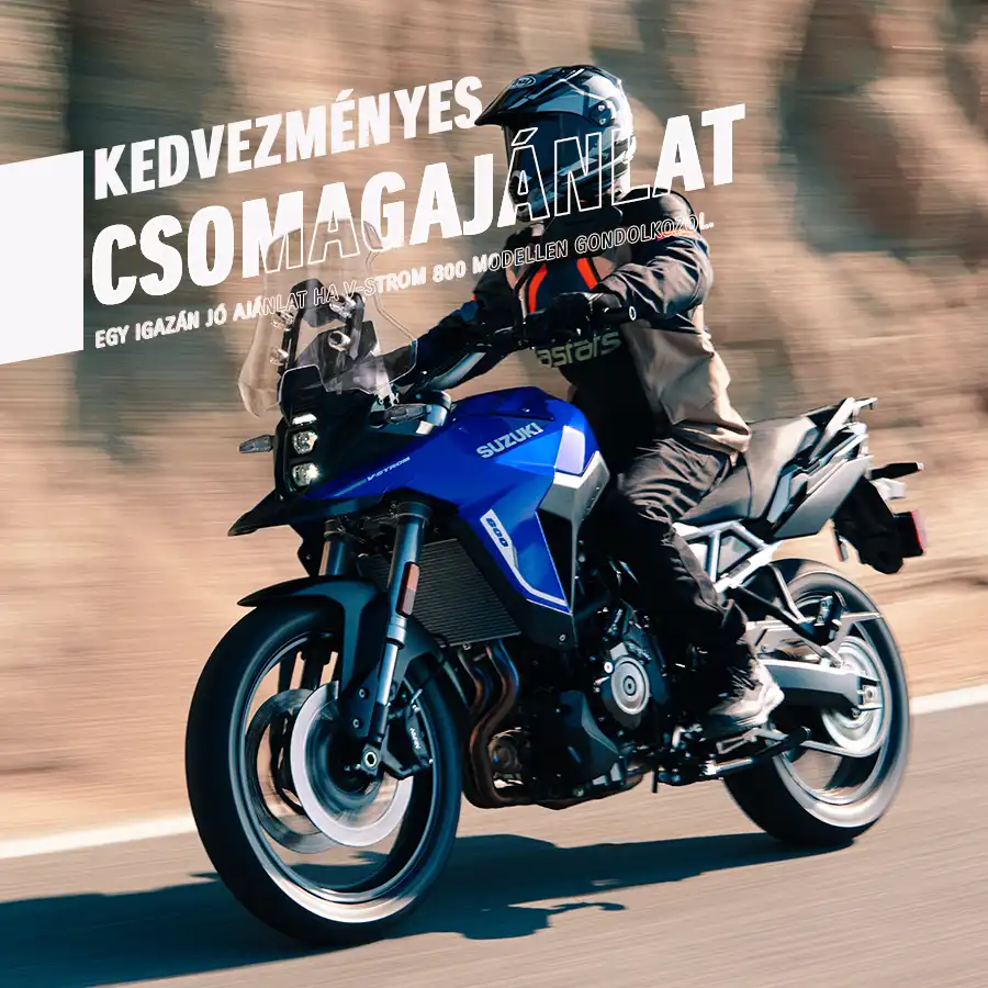 V-Strom 800 csomagajánlat